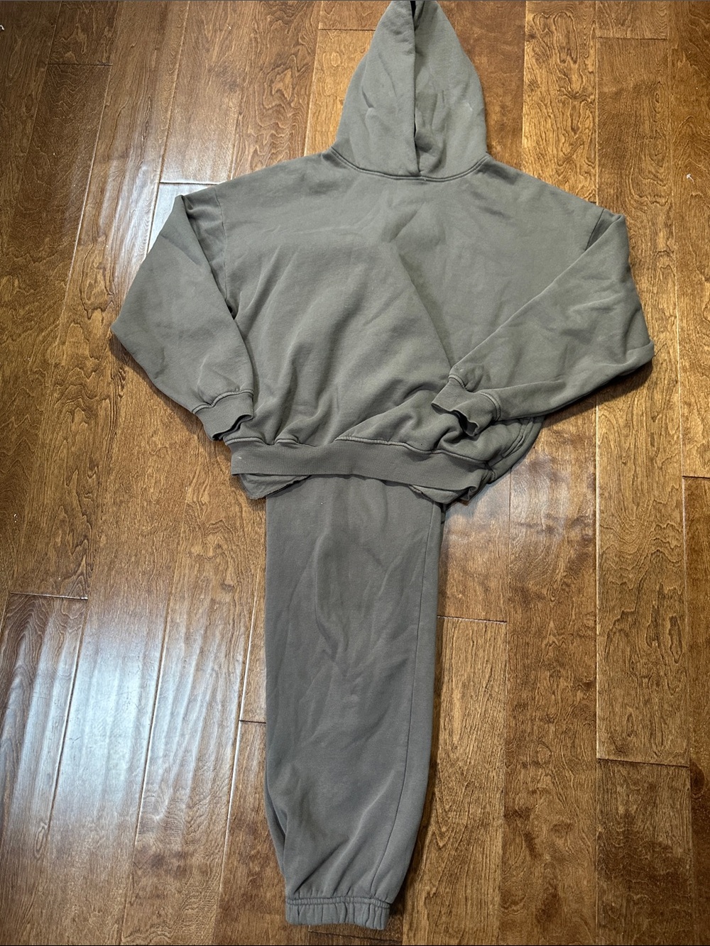 Garage Olive-Tone Hoodie and Jogger Set